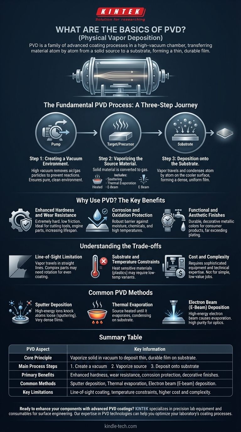 Quels sont les principes de base du PVD ? Un guide sur la technologie avancée de revêtement en couches minces Guide Visuel