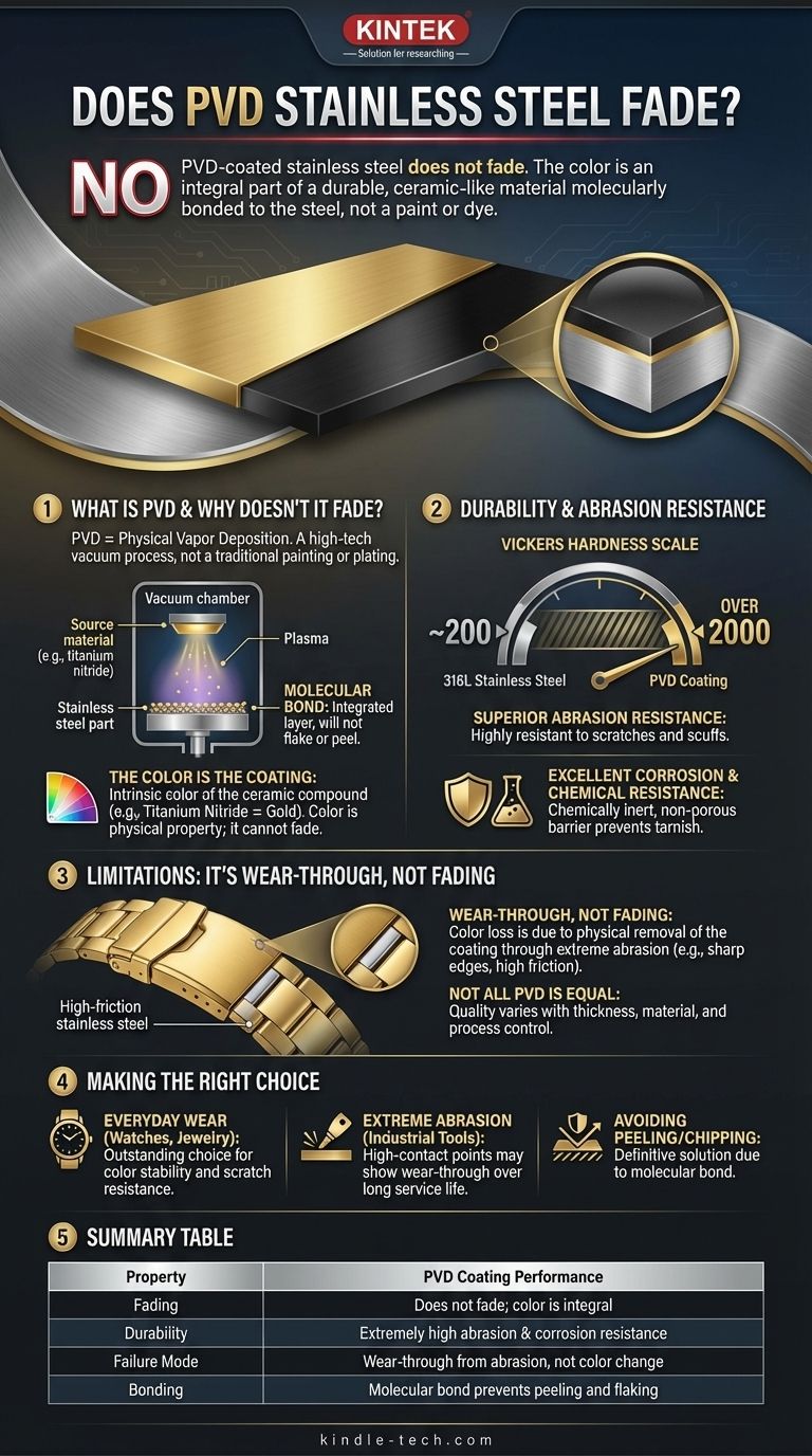Does PVD stainless steel fade? Discover the Truth About Permanent Color Durability Visual Guide