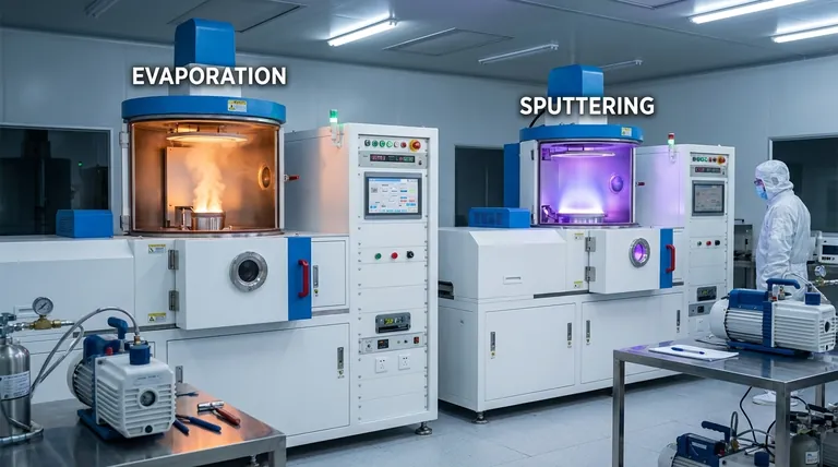 Was ist physikalische Gasphasenabscheidung durch Verdampfung und Sputtern? Wesentliche Unterschiede bei Dünnschichtbeschichtungsverfahren