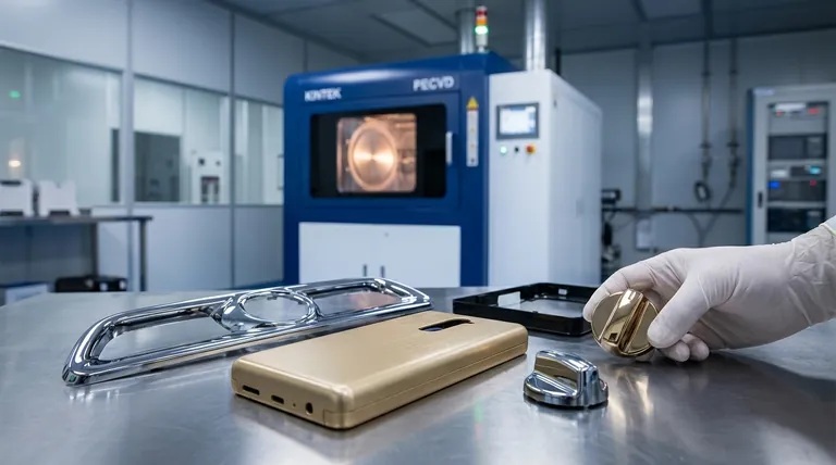 ¿Se puede recubrir plástico con PVD? Consiga un acabado metálico duradero y de primera calidad en polímeros