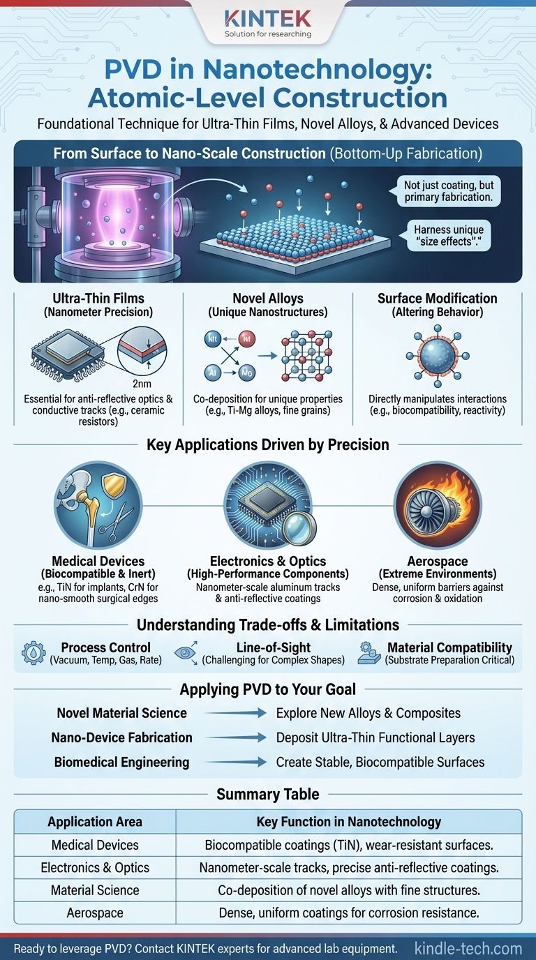What can PVD be used for in nanotechnology? Building Materials Atom-by-Atom for Breakthrough Applications Visual Guide