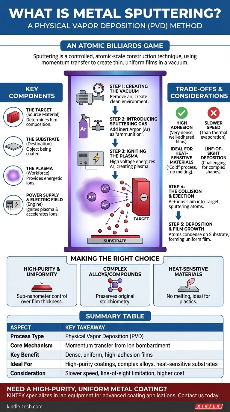 Что такое металлическое напыление? Руководство по высококачественному осаждению тонких пленок Визуальное руководство