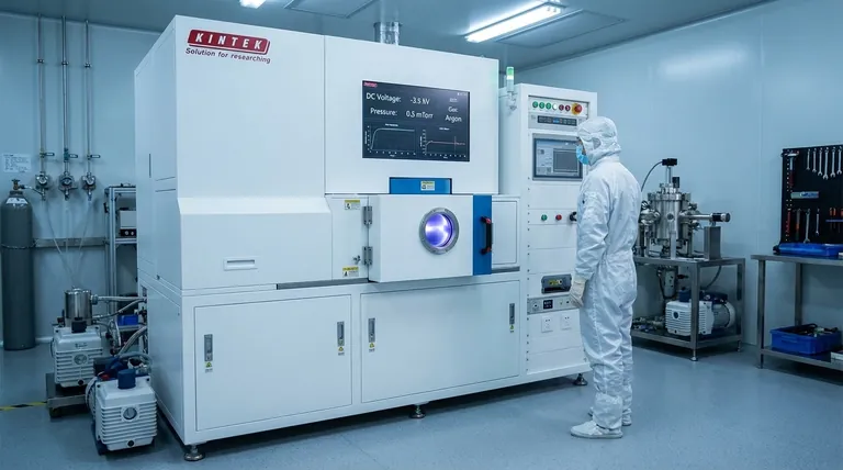 DC 스퍼터링의 전압은 얼마입니까? 효율적인 금속 증착을 위한 고전압