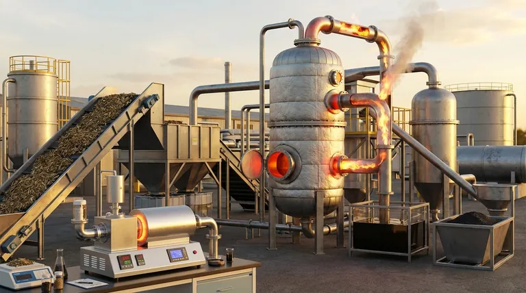 열분해 플랜트는 얼마나 많은 에너지를 소비합니까? 순 에너지 생산자 지위 달성