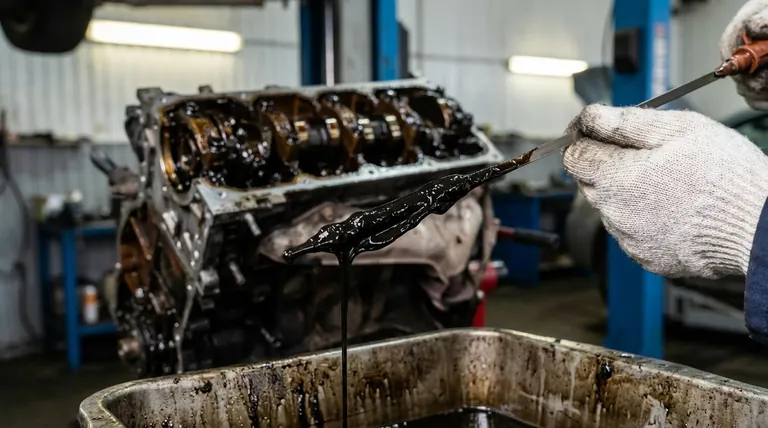 ¿Cuál es el problema con el lodo de aceite? Es el precursor de una falla catastrófica del motor.