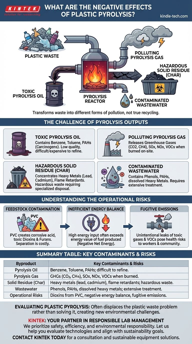 What are the negative effects of plastic pyrolysis? The Hidden Environmental and Health Risks Visual Guide