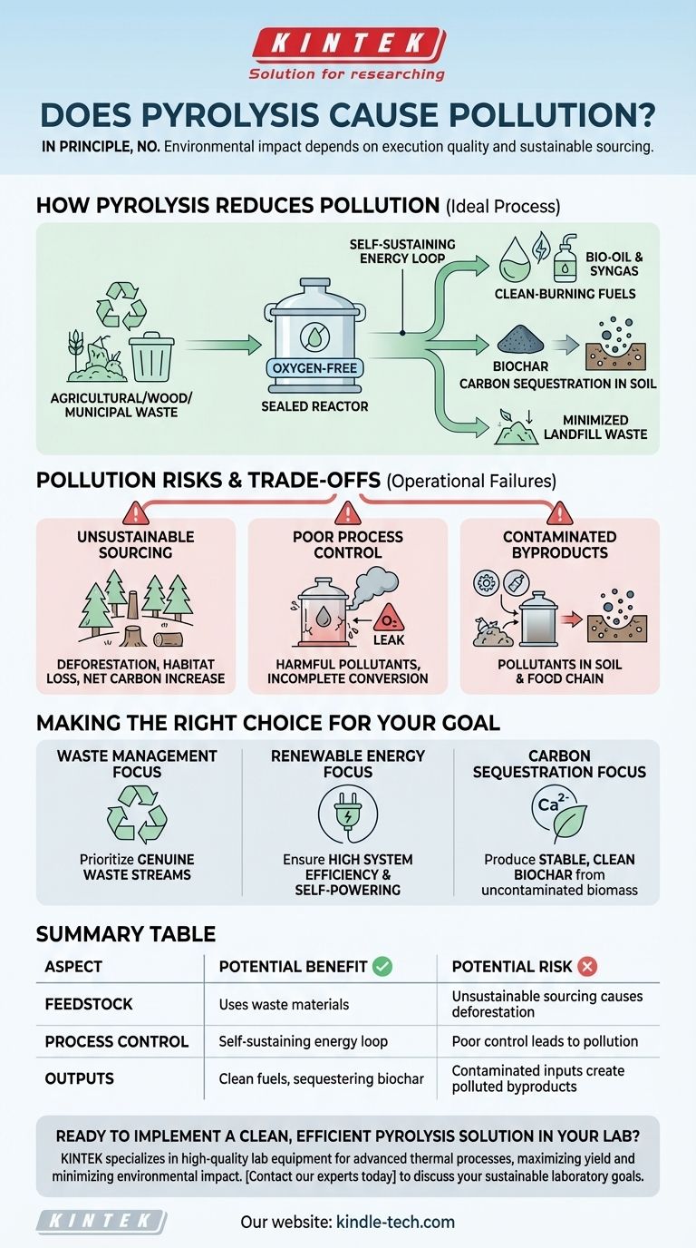 Вызывает ли пиролиз загрязнение? Как использовать его для получения чистой энергии и сокращения отходов Визуальное руководство