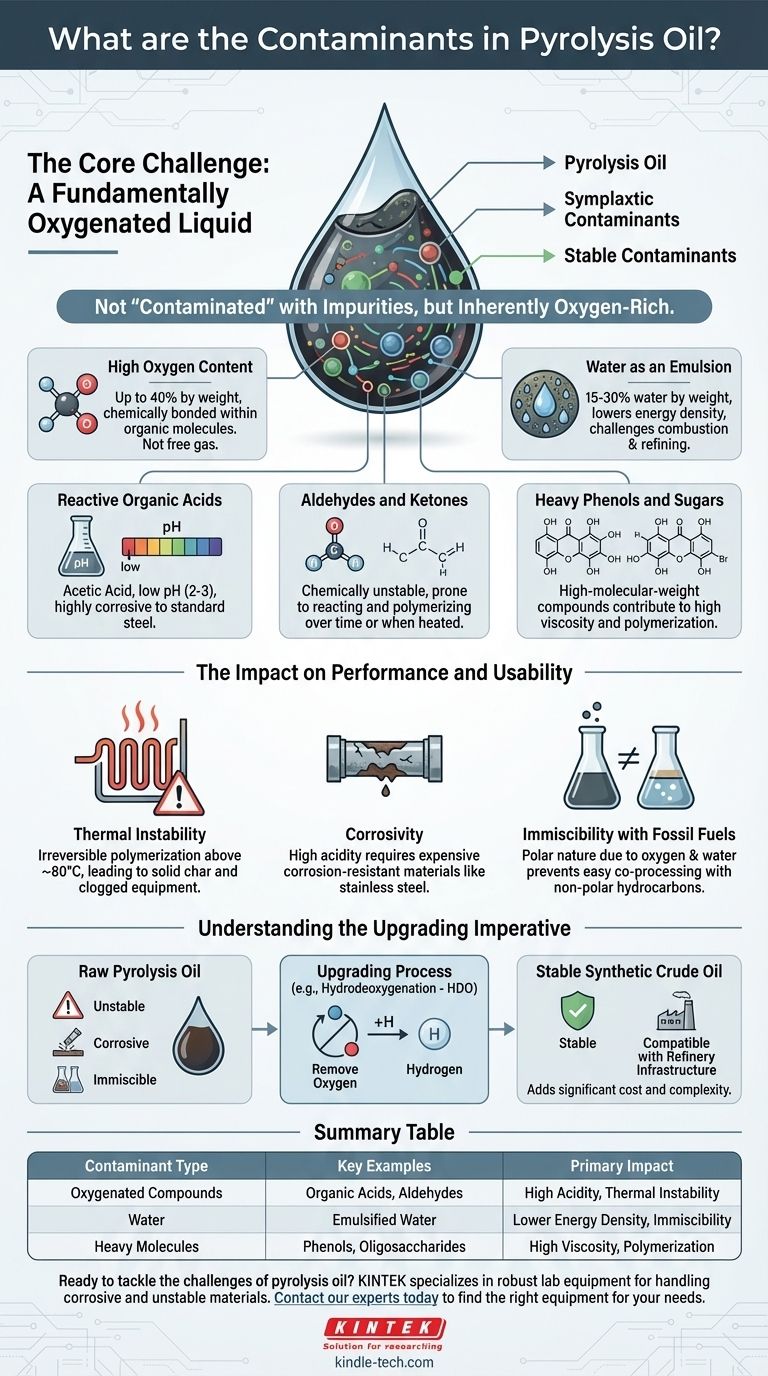 열분해유의 오염 물질은 무엇인가요? 바이오 오일의 고유한 과제 이해하기 시각적 가이드