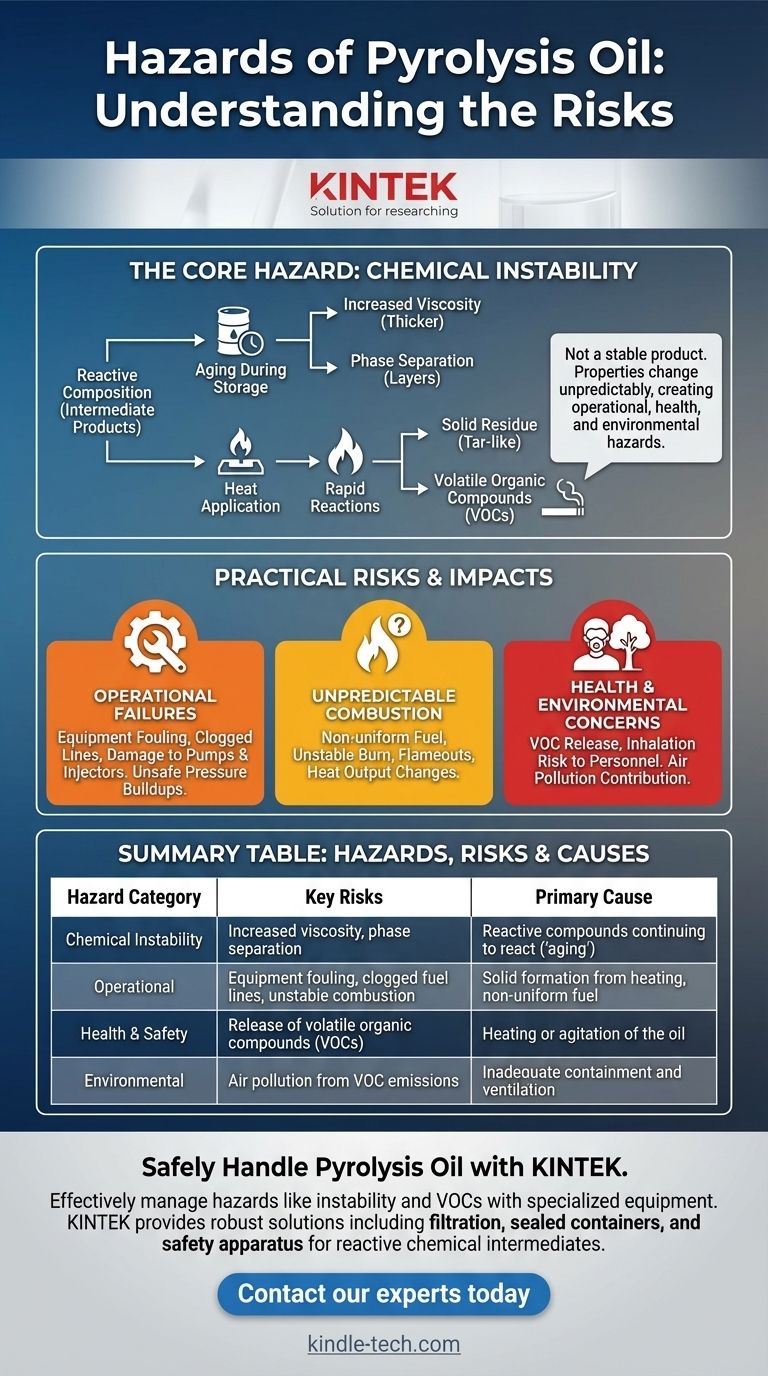 What are the hazards of pyrolysis oil? Managing Risks of an Unstable Fuel Visual Guide
