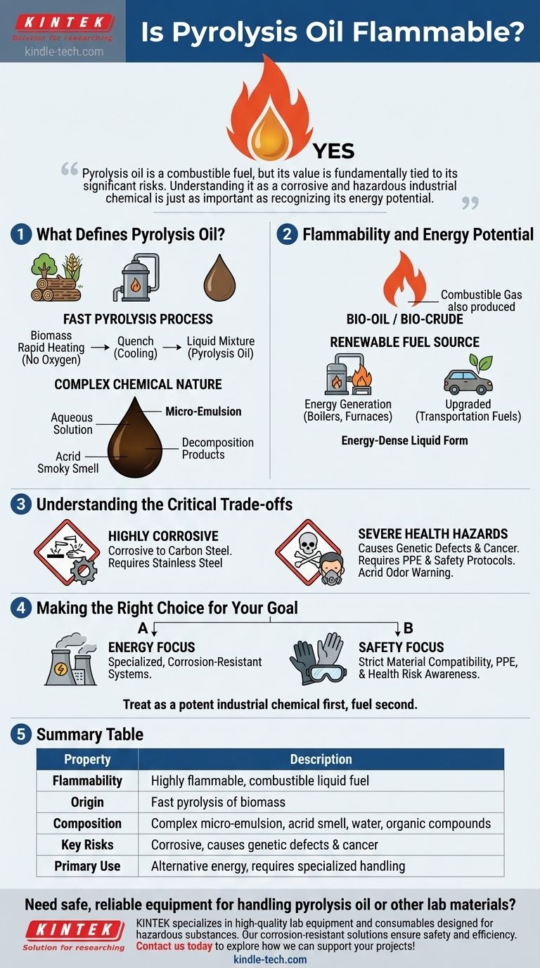 O óleo de pirólise é inflamável? Compreendendo sua natureza combustível e riscos críticos de segurança Guia Visual