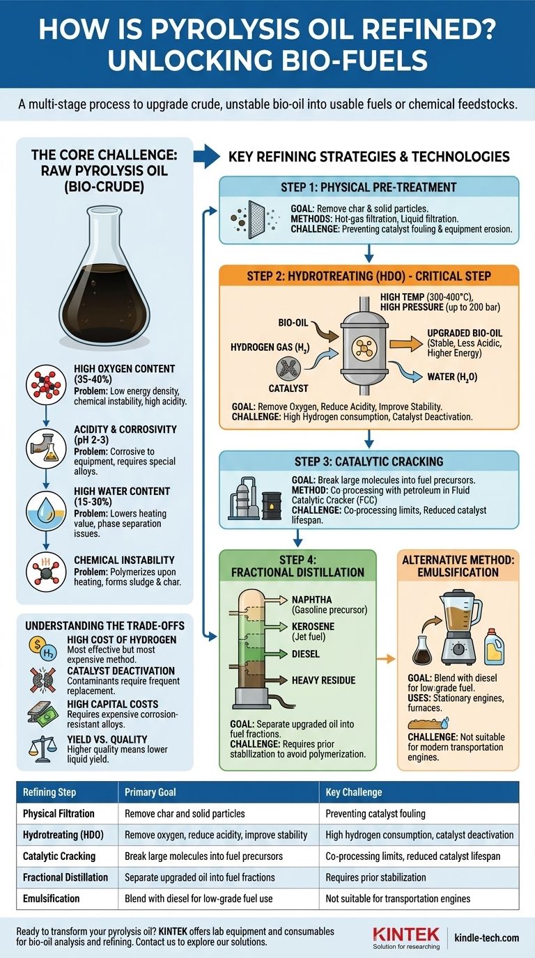 熱分解油を精製するにはどうすればよいですか？不安定なバイオオイルを使用可能な燃料にアップグレードする ビジュアルガイド