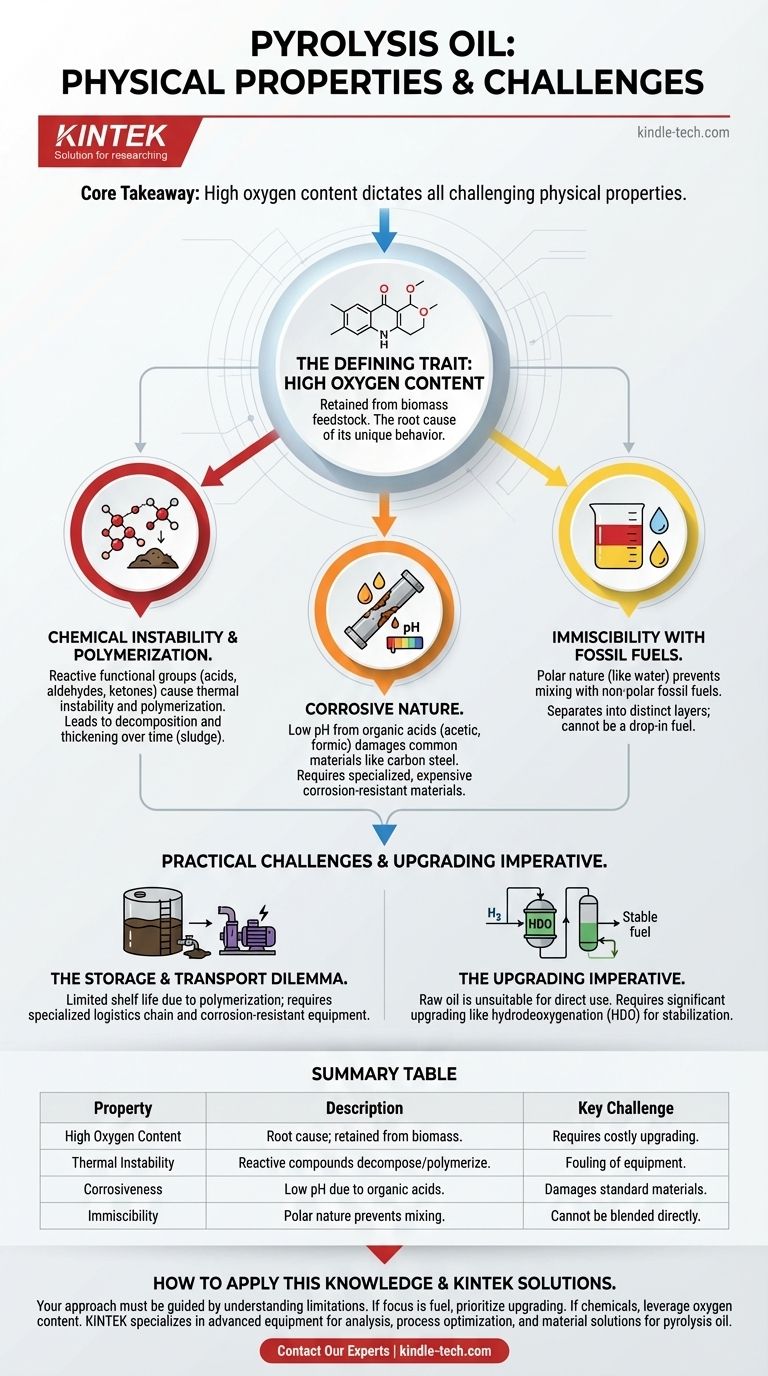 熱分解の物理的特性とは何ですか？熱分解油の複雑な性質を解き明かす ビジュアルガイド
