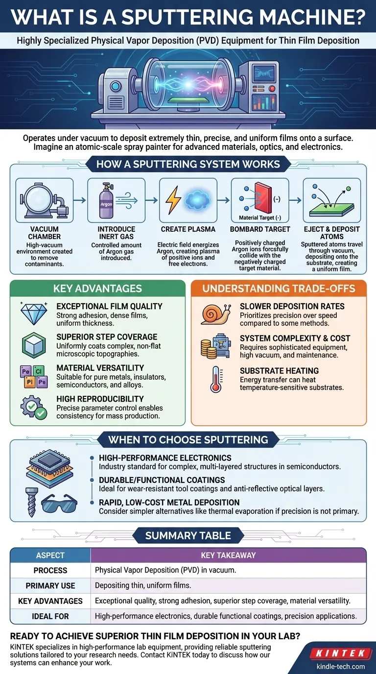 什么是溅射机？高质量薄膜沉积指南 图解指南