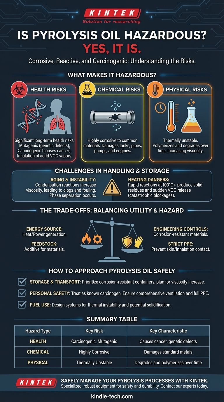 热解油有害吗？处理这种反应性燃料的关键风险 图解指南