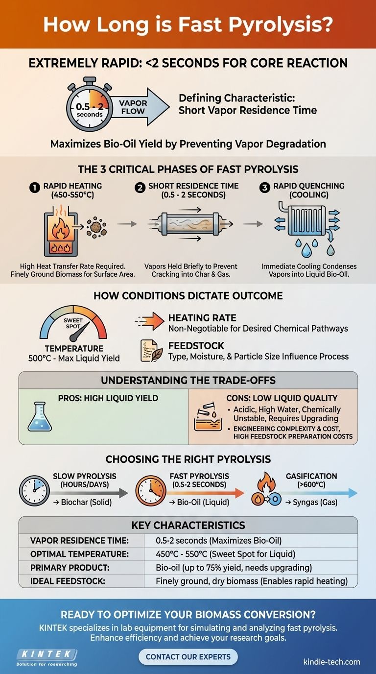 快速热解需要多长时间？在2秒内解锁高生物油产量 图解指南