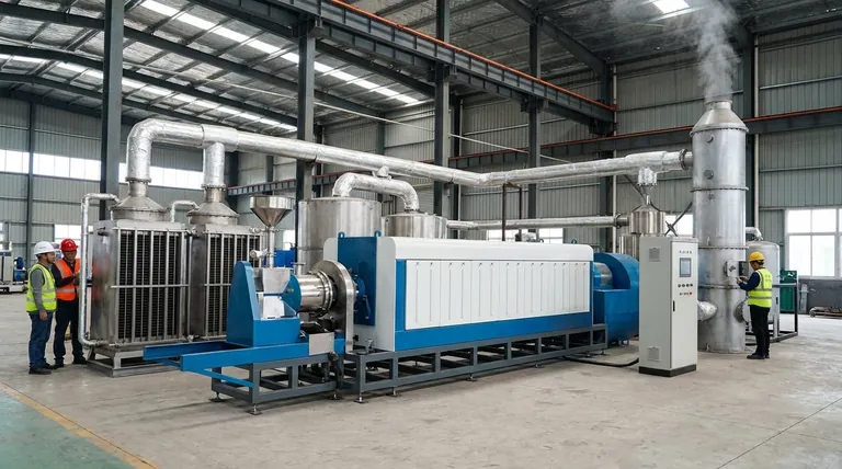 ما هي مكونات آلة الانحلال الحراري؟ تحليل شامل لنظام تحويل النفايات إلى طاقة