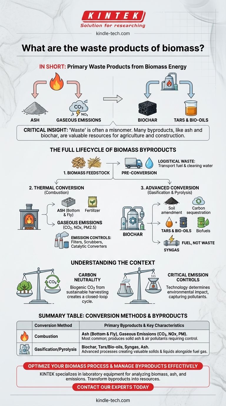 ¿Cuáles son los productos de desecho de la biomasa? Descubra los subproductos desde las cenizas hasta el biocarbón. Guía Visual