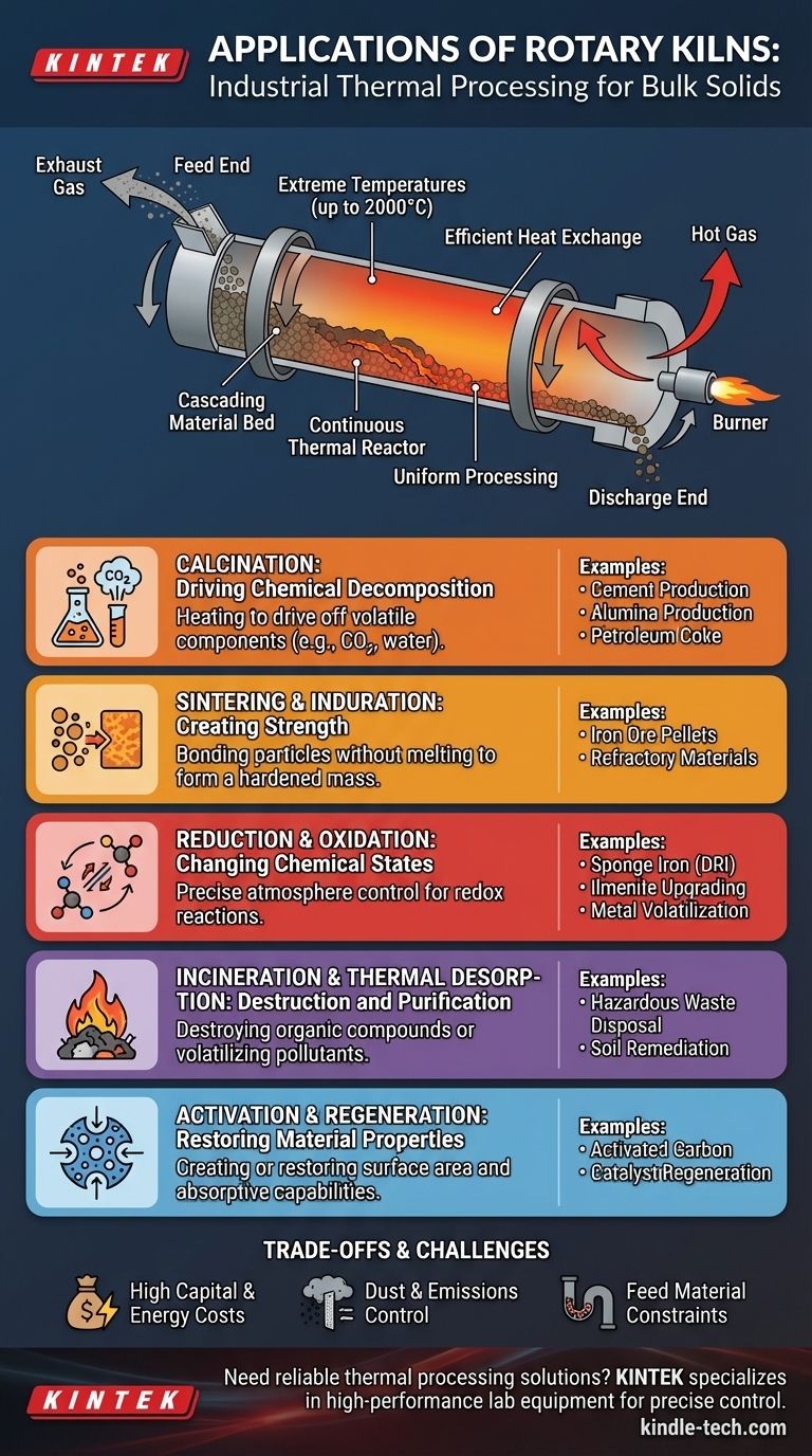 ロータリーキルンの用途とは？産業用熱処理ガイド ビジュアルガイド