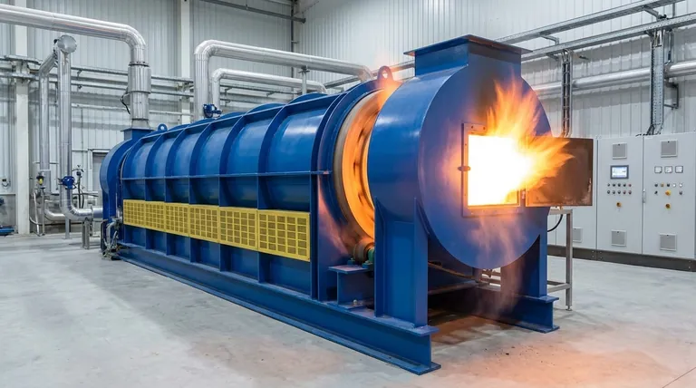 회전 가마의 열원은 무엇인가요? 고강도 버너 시스템입니다.