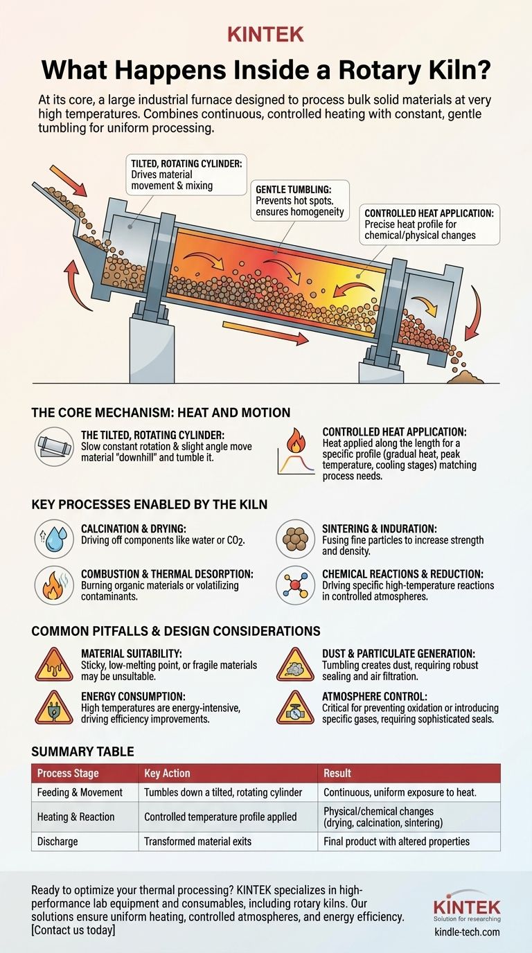 旋转窑内部发生了什么？揭开工业热处理的秘密 图解指南