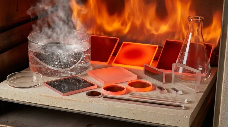 석영 유리(Quartz Glass)의 온도 범위는 어떻게 되나요? 까다로운 응용 분야를 위한 열적 한계 이해하기