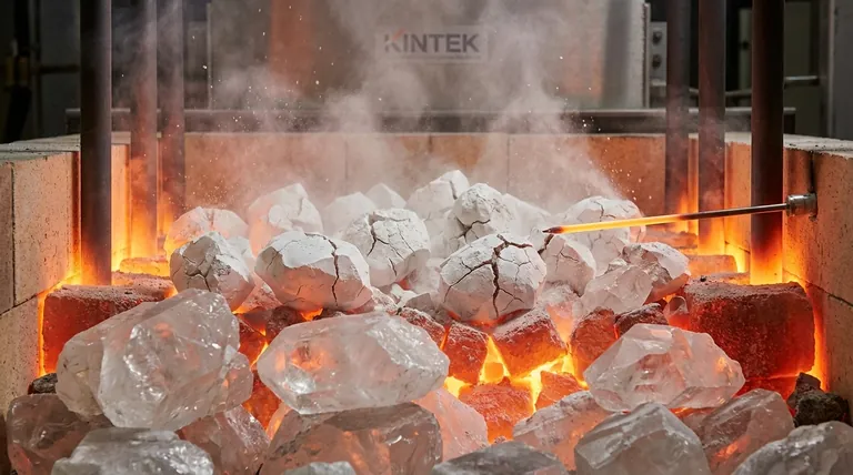 Quels sont les changements dans le quartz lors du chauffage et les effets possibles sur la production de silicium ? | Gestion de la transformation du quartz