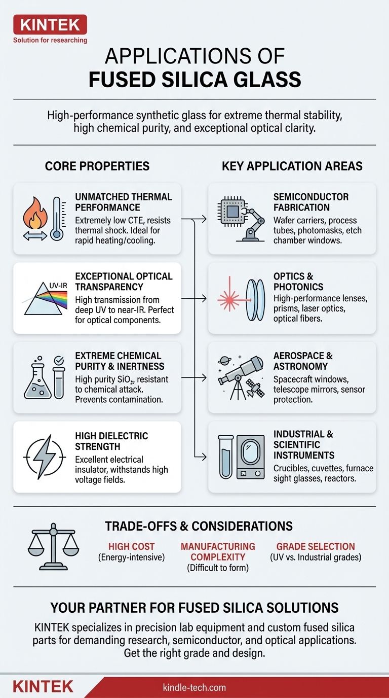 융합 실리카 유리의 응용 분야는 무엇입니까? 까다로운 환경을 위한 극한의 성능 잠금 해제 시각적 가이드