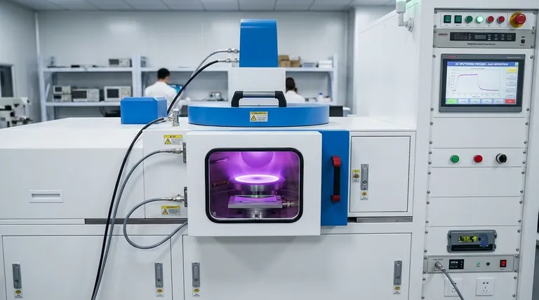 ¿Qué tipo de sistema de pulverización catódica se utilizará para depositar películas delgadas de ZnO? Elija entre pulverización catódica por RF y por magnetrón de CC