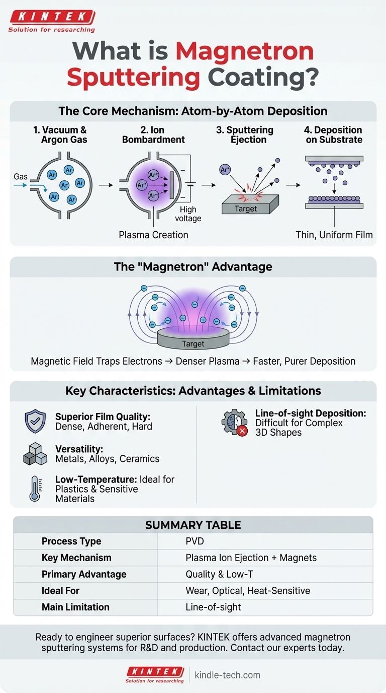 What is magnetron sputtering coating? A High-Performance Thin Film Deposition Process Visual Guide