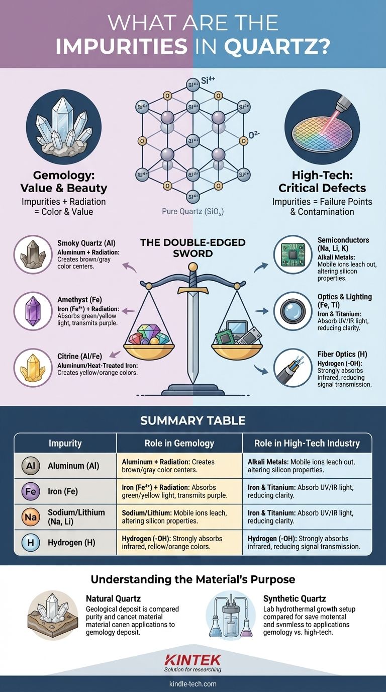 Quelles sont les impuretés dans le quartz ? Révéler les secrets de la couleur et de la performance Guide Visuel