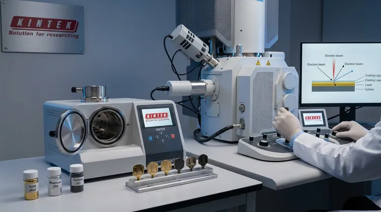 Qual é o melhor revestimento para SEM? Escolha o Revestimento Certo para o Seu Objetivo de Imagem ou Análise