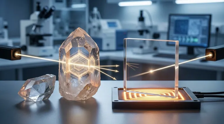 В чем разница между кристаллическим кварцем и плавленым кварцем? Руководство по атомной структуре и свойствам материала