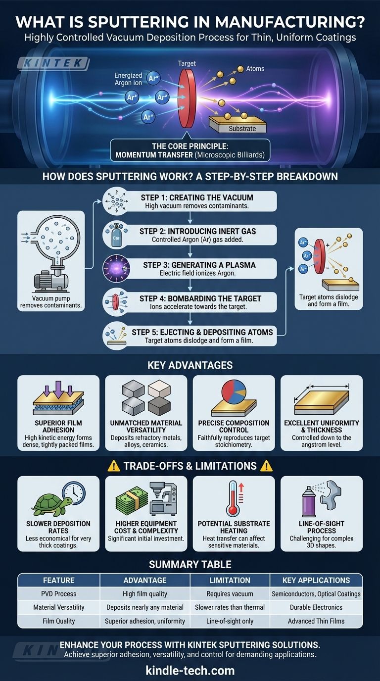 What is sputtering in manufacturing? A Guide to Precision Thin-Film Deposition Visual Guide