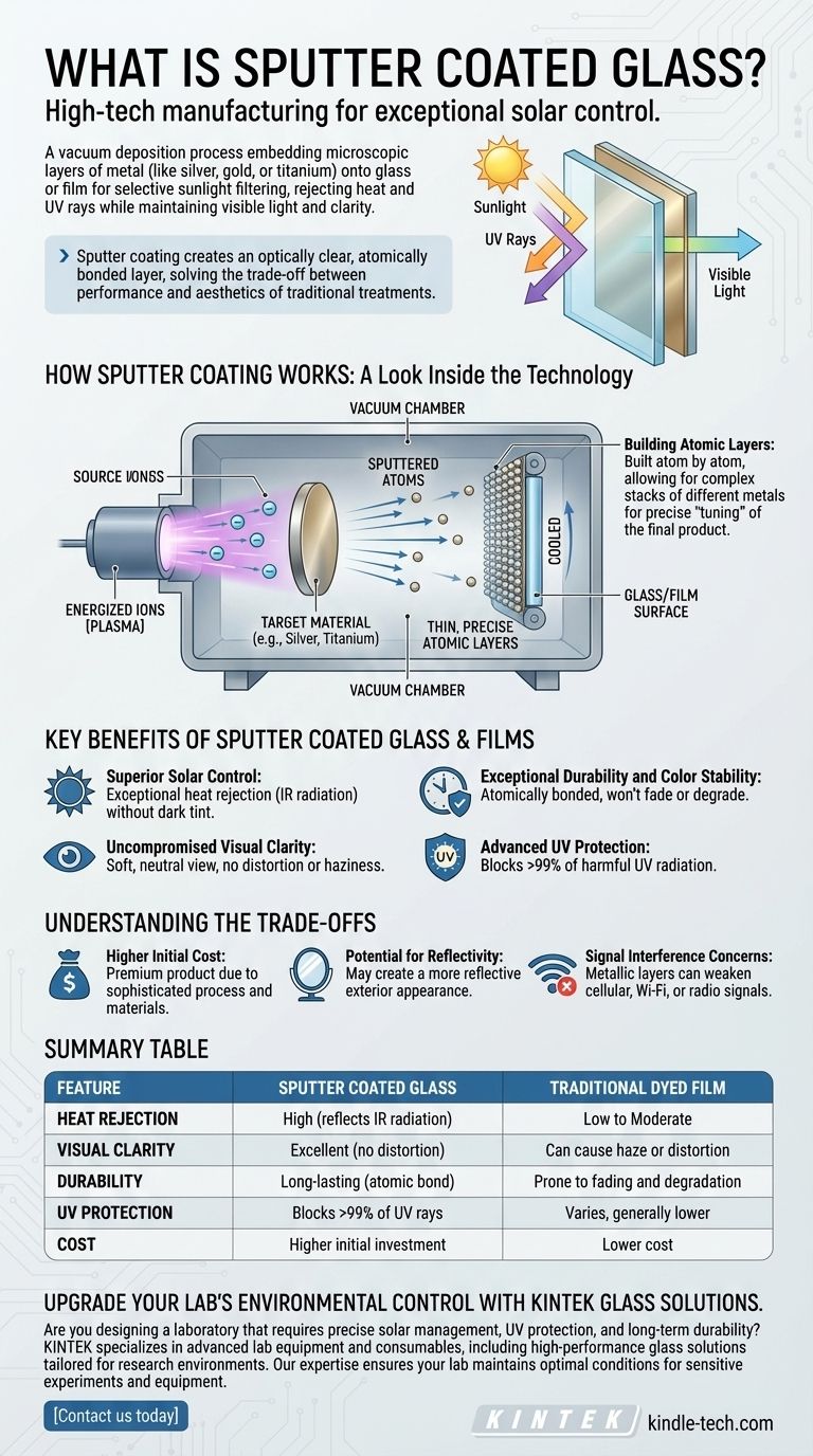 什么是溅射镀膜玻璃？探索高性能太阳能控制技术 图解指南