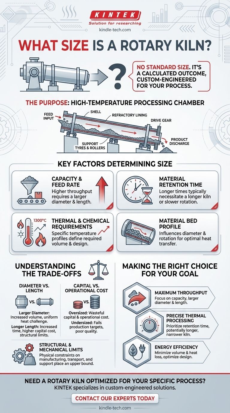 Каков размер вращающейся печи? Индивидуальное решение для ваших производственных нужд Визуальное руководство
