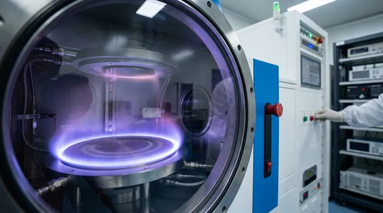 직류 마그네트론 스퍼터링의 원리는 무엇인가요? 빠르고 고품질의 박막 증착 달성