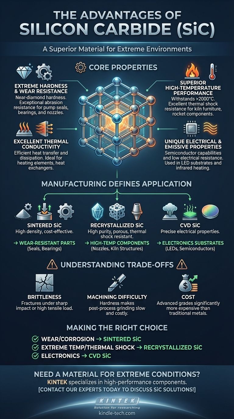 Каковы преимущества карбида кремния? Сверхматериал для экстремальных условий Визуальное руководство