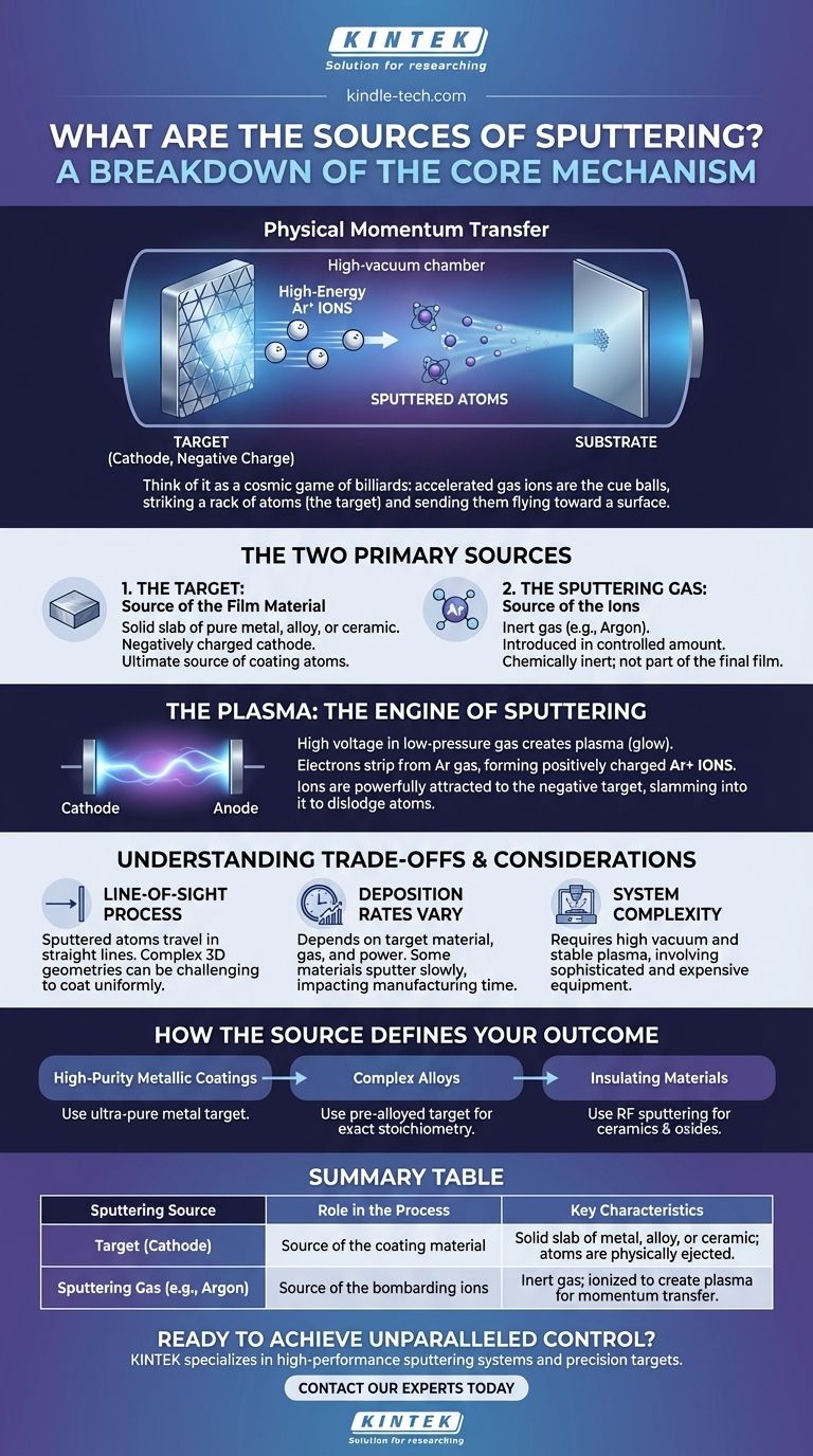 Quelles sont les sources de pulvérisation cathodique ? Un guide de la cible et de la source d'ions Guide Visuel