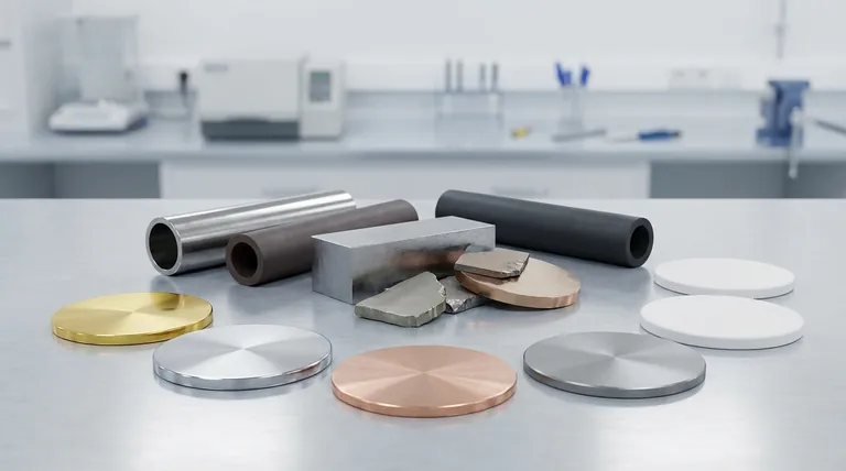 Quels sont les matériaux cibles pour la pulvérisation cathodique ? Des métaux aux céramiques pour des films minces précis