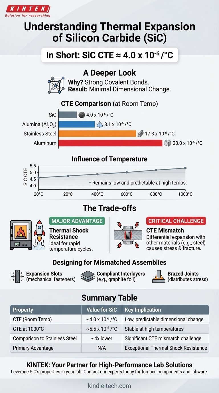 SiCの熱膨張とは？その低いCTEをマスターして優れた高温性能を実現 ビジュアルガイド