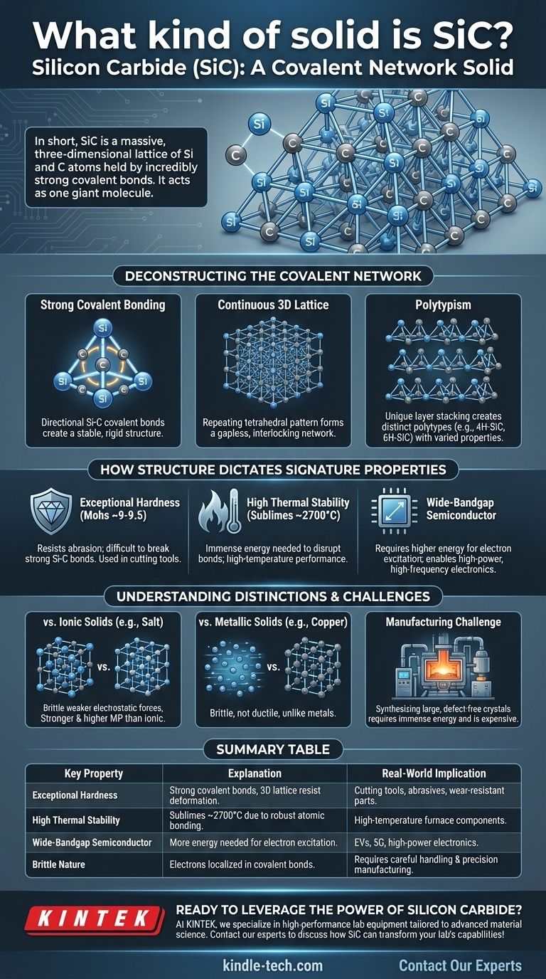 What kind of solid is SiC? Unlocking the Secrets of Its Covalent Network Structure Visual Guide