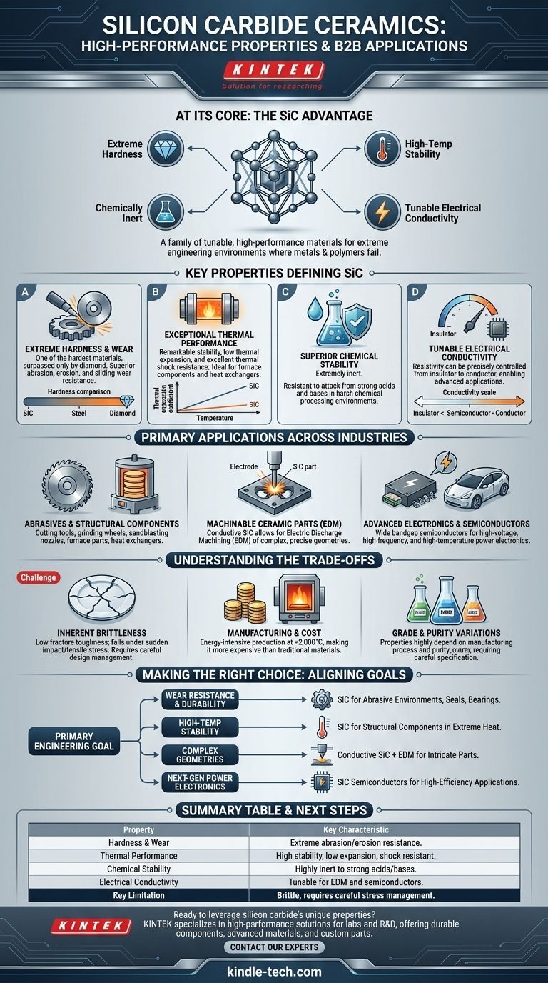 What are the properties and applications of silicon carbide ceramics? Solve Extreme Engineering Challenges Visual Guide