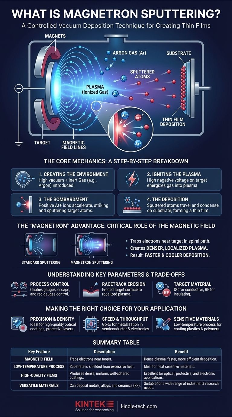 ما هي تقنية الرش بالماغنيترون؟ دليل لترسيب الأغشية الرقيقة عالية الجودة دليل مرئي