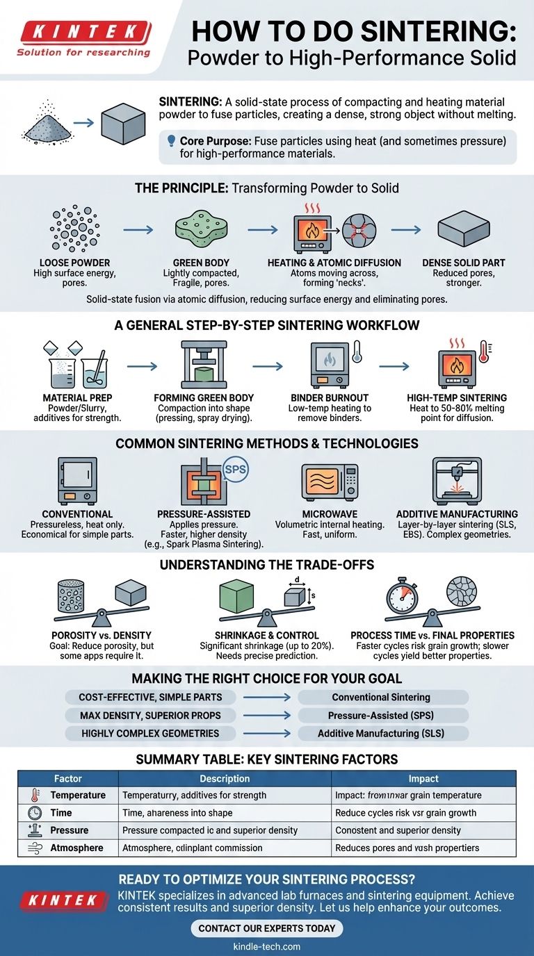 How to do sintering? Master the Process for High-Performance Ceramics & Metals Visual Guide