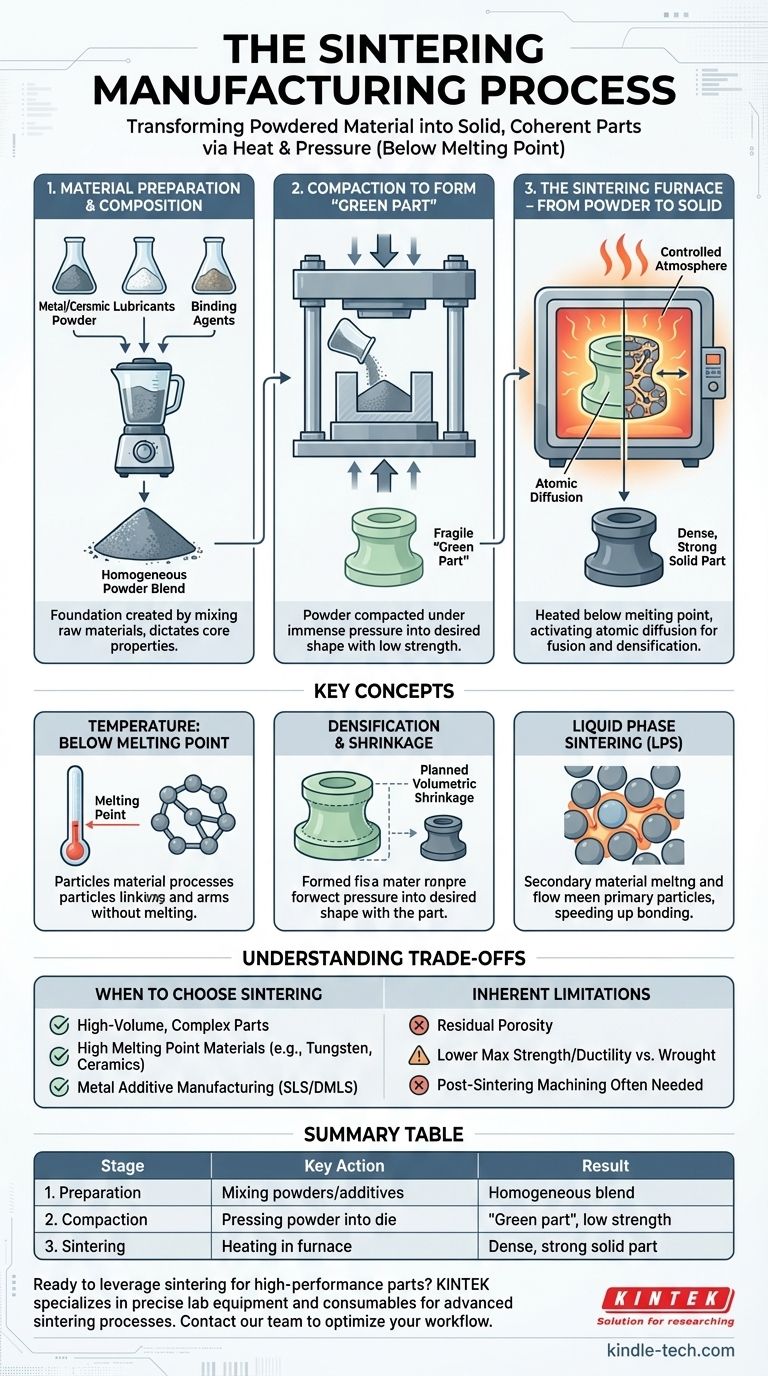 ما هي عملية تصنيع التلبيد؟ دليل لربط المساحيق في الحالة الصلبة دليل مرئي