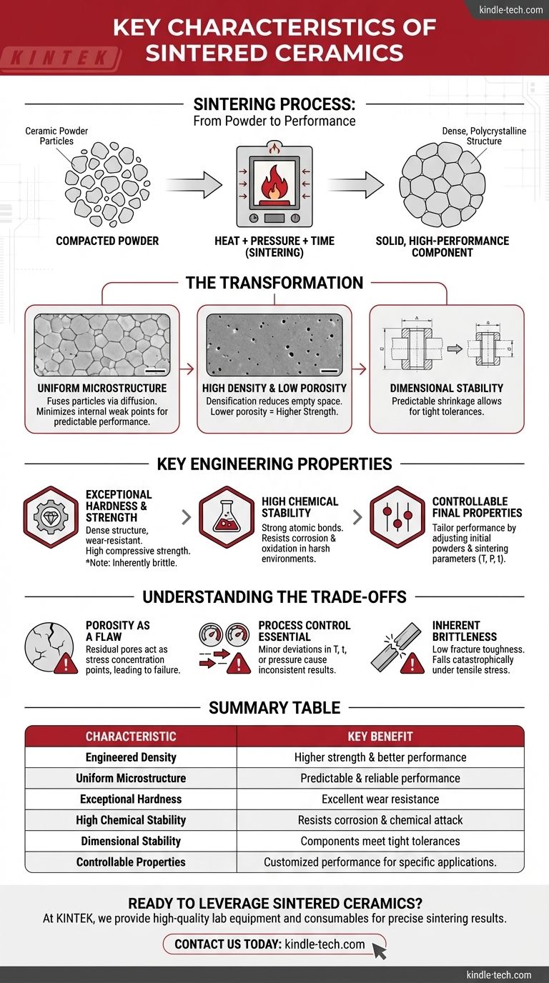 Was sind einige der wichtigen Eigenschaften von gesinterter Keramik? Erreichen von Hochleistungswerkstoffeigenschaften Visuelle Anleitung