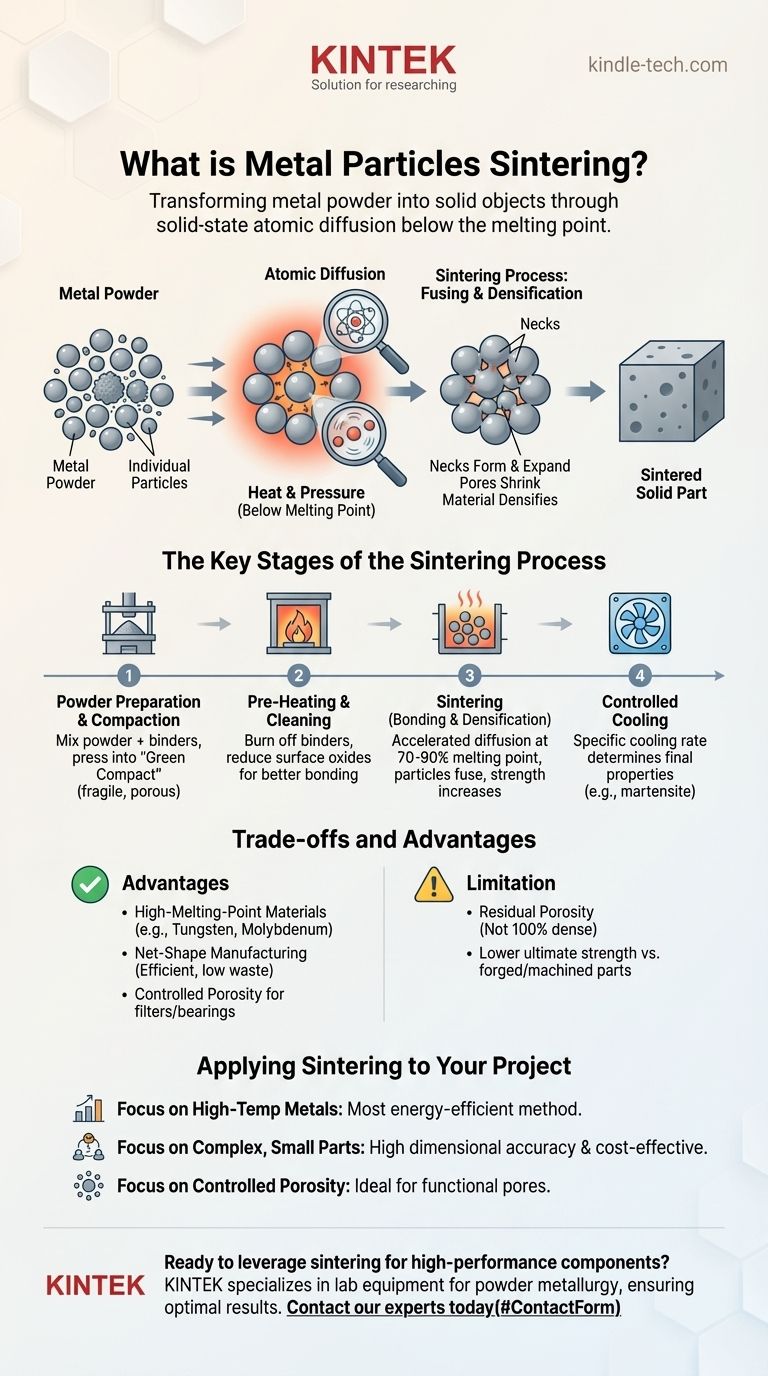 Was ist Metallpartikel-Sintern? Ein Leitfaden zur Festkörperbindung für Hochtemperaturmaterialien Visuelle Anleitung