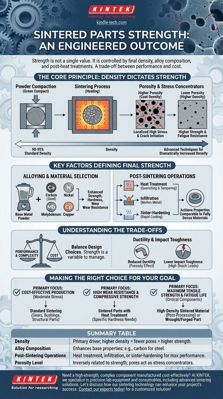 Какова прочность спеченных деталей? Достигните спроектированных характеристик для ваших компонентов Визуальное руководство