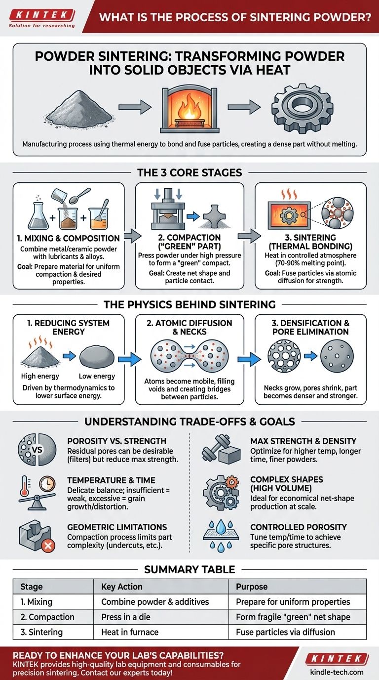 粉末烧结的工艺流程是怎样的？金属与陶瓷制造的完整指南 图解指南