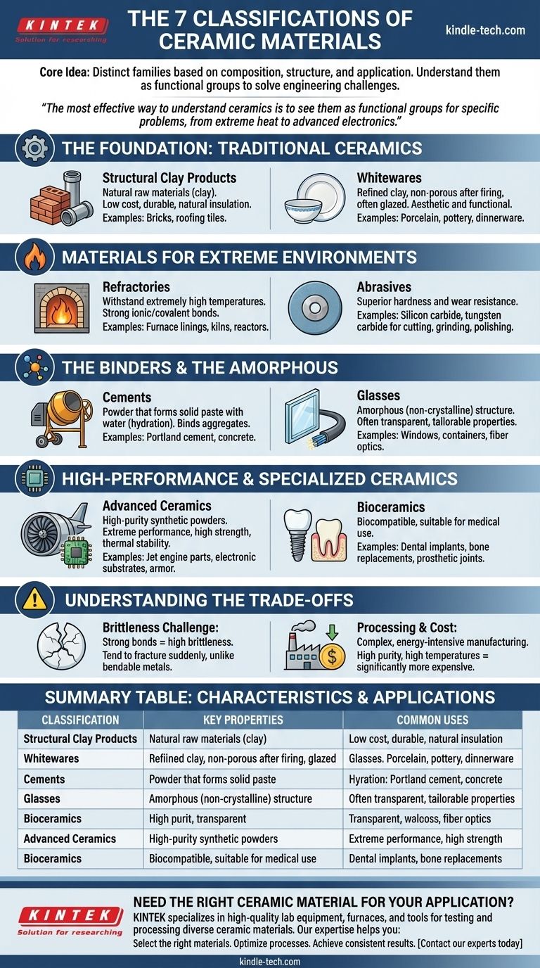 セラミック材料の7つの分類とは何ですか？適切な材料を選択するためのガイド ビジュアルガイド